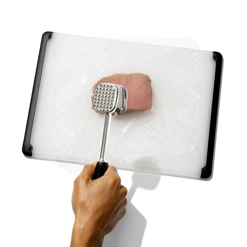 Good Grips 11303000 Meat Tenderizer, 9-3/4 in L, 2.4 in W, Aluminum