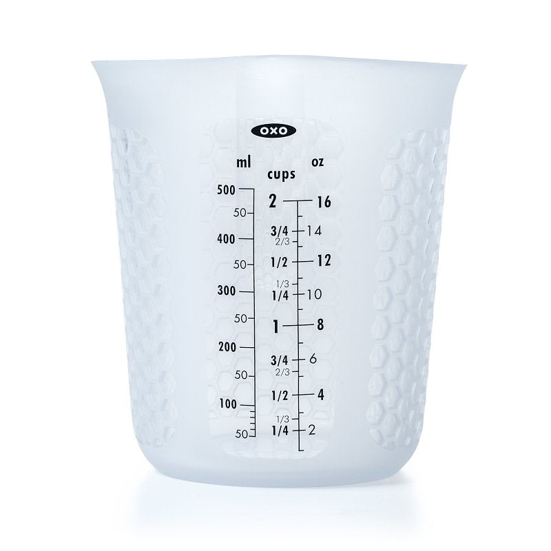 Oxo 11161000 Measuring Cup, 2 Cup Capacity, Silicone, Pack of 6