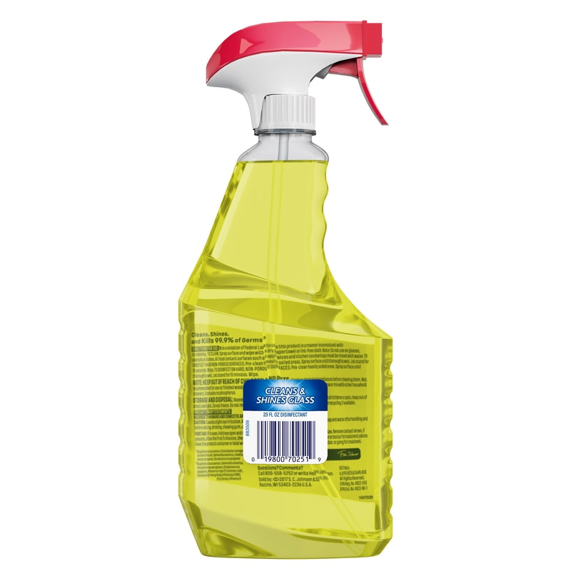 Windex Fresh Citrus Scent Multi-Surface Cleaner Liquid 23 oz, Pack of 8