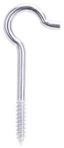 ProSource LR312 Ceiling Hook, 100 lb Working Load, Steel, Silver, Zinc, Pack of 20