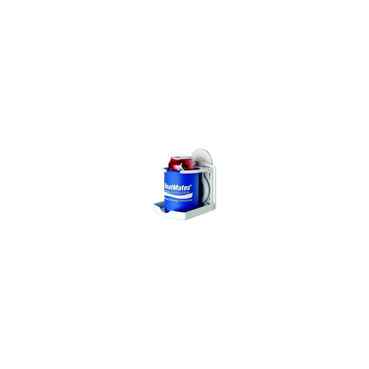 BoatMates 21702 Folding Drink Holder, White, 2/pk