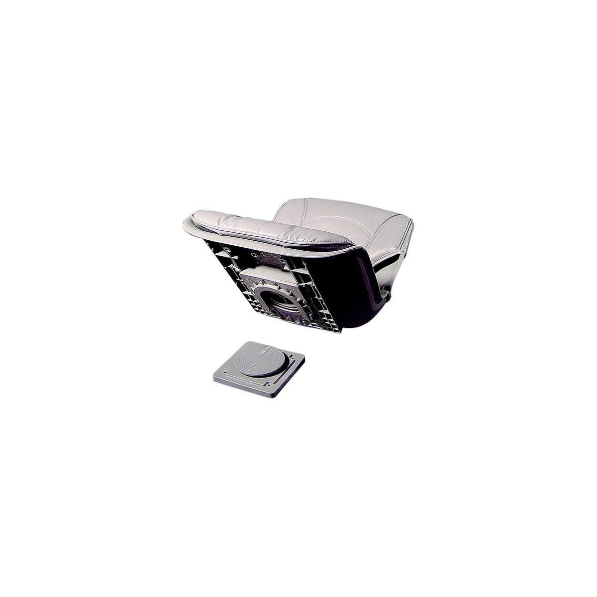 Tempress 45153 All-Weather QD Seat With Cushions, Grey/Grey