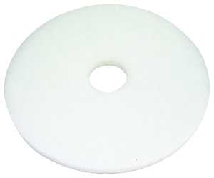 North American Paper 420514 Polishing Pad, White, For: 800 rpm Floor Machines, Pack of 5