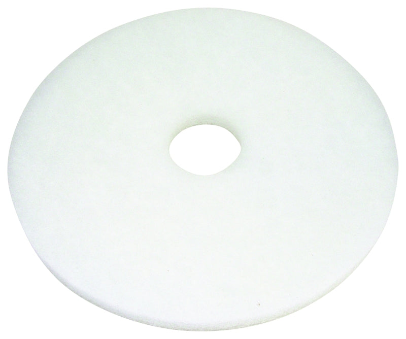 North American Paper 420514 Polishing Pad, White, For: 800 rpm Floor Machines, Pack of 5
