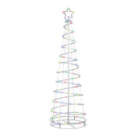 Celebrations LED Multi Spiral 6 ft. Yard Decor