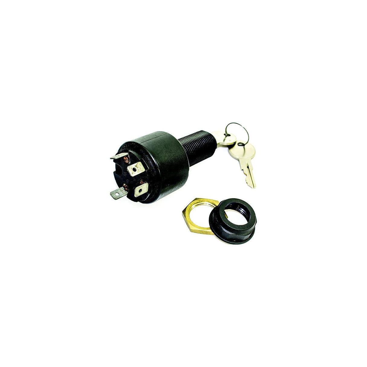 Sierra MP39800 Conventional 4 Position 1 1/8″ Polyester 4 Blade Terminal 12V 15 Amp Ignition Starter Switch