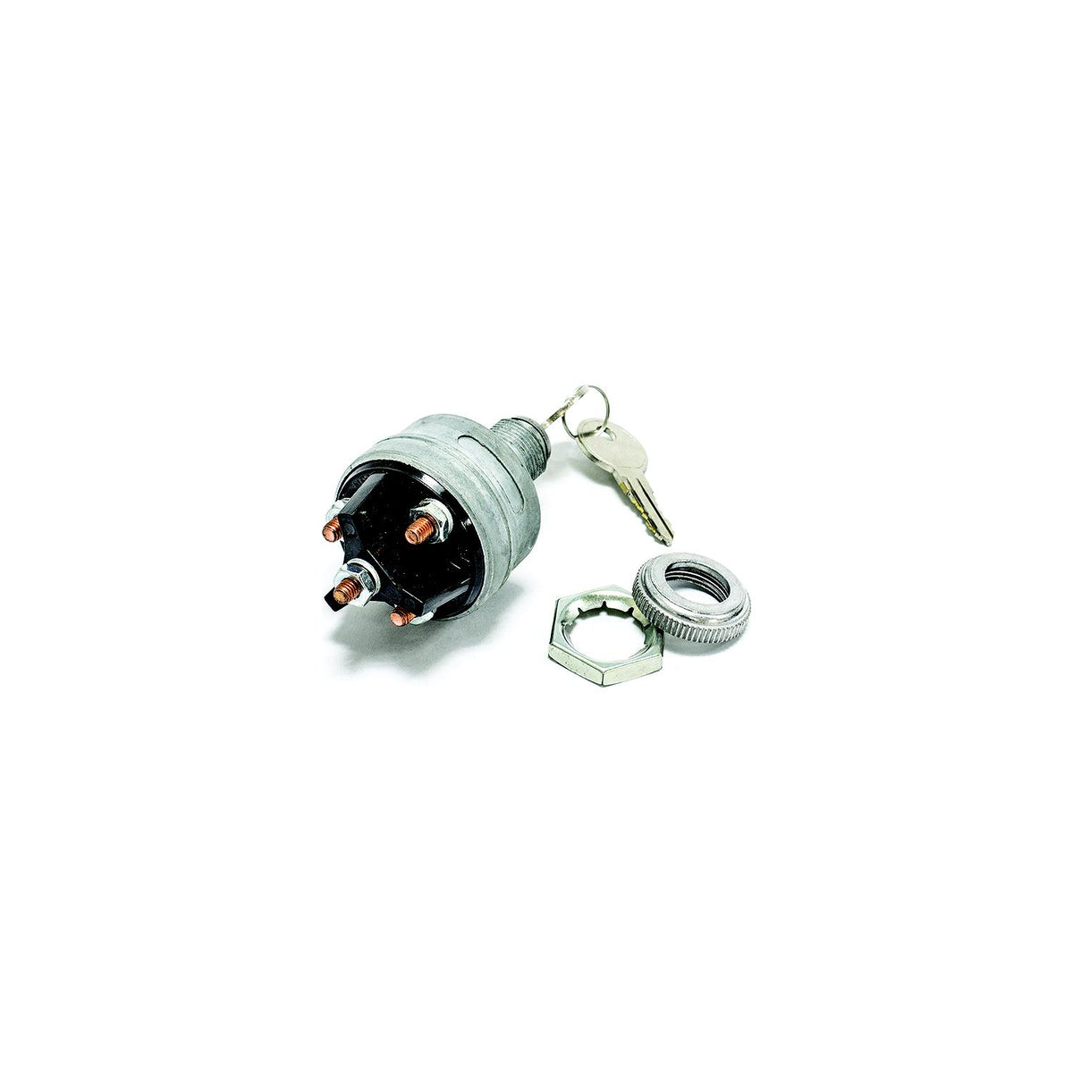 Sierra UN12140 Conventional 4 Position 5/8″ Zinc 4 Stud Terminal 12V 15 Amp Ignition Starter Switch