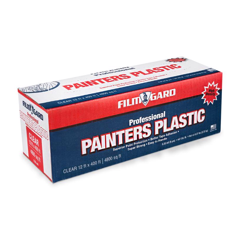Film-Gard 12 ft. W X 400 ft. L X 0.35 mil Professional Grade Painter's Plastic Sheeting 1 pk