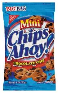 Nabisco 453032 Mini Cookie, Chocolate, 3 oz Bag, Pack of 12