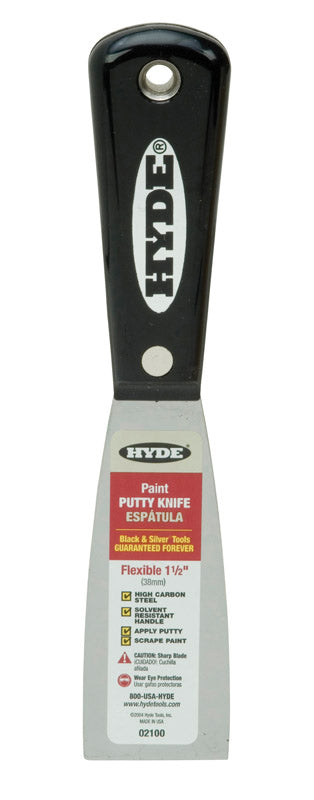 Hyde 1.5 in. W High-Carbon Steel Flexible Putty Knife, Pack of 5