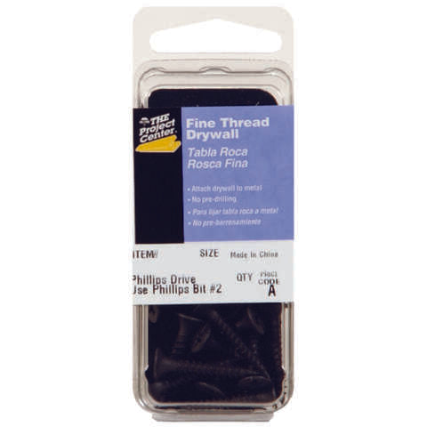 HILLMAN No. 6 X 1-5/8 in. L Phillips Fine Drywall Screws 10 pk, Pack of 10