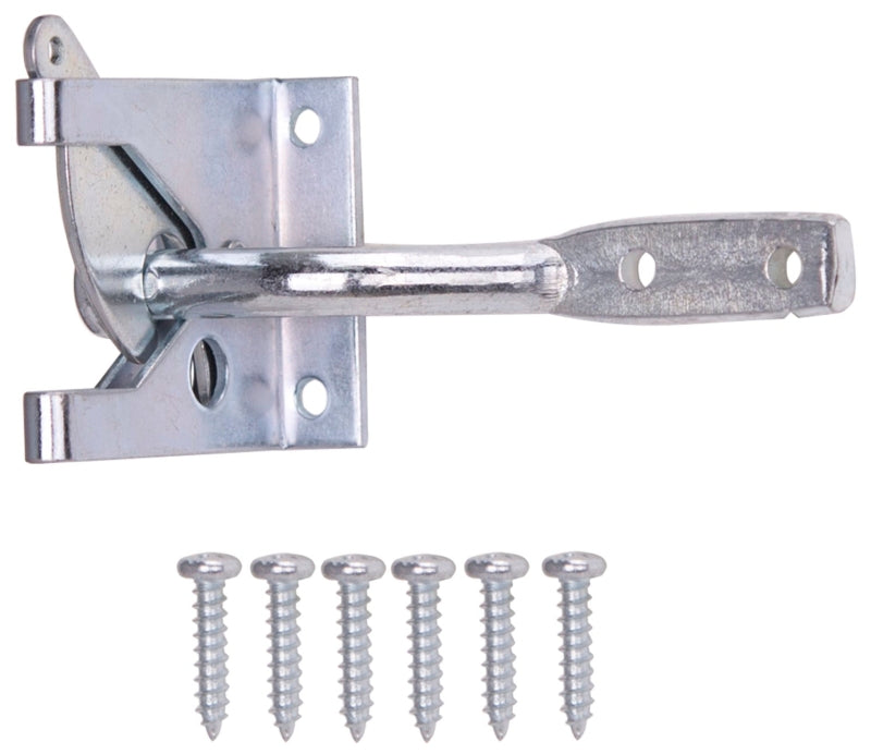 ProSource 33140ZCB-PS Gate Latch, 5/8 in Bolt Head, 4-1/8 in L Bolt, Steel, Zinc
