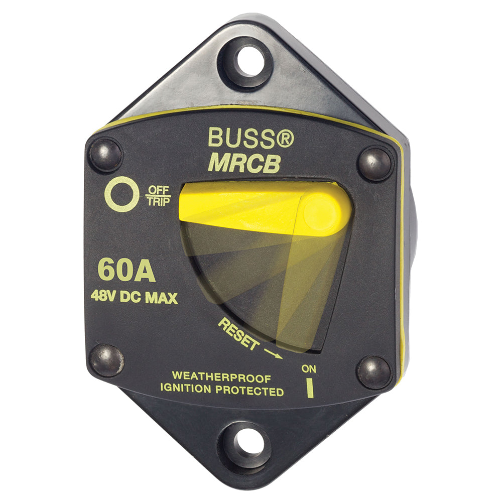 Blue Sea Systems 7040 187 Series DC Circuit Breaker - Panel Mount, 60 Amps