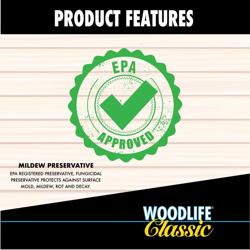 Wolman Woodlife Clear Water-Based Wood Preservative 1 gal, Pack of 4