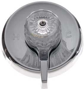 Danco 28499A Tub and Shower Trim Kit, For: Mixet Tub/Shower Valves, Chrome