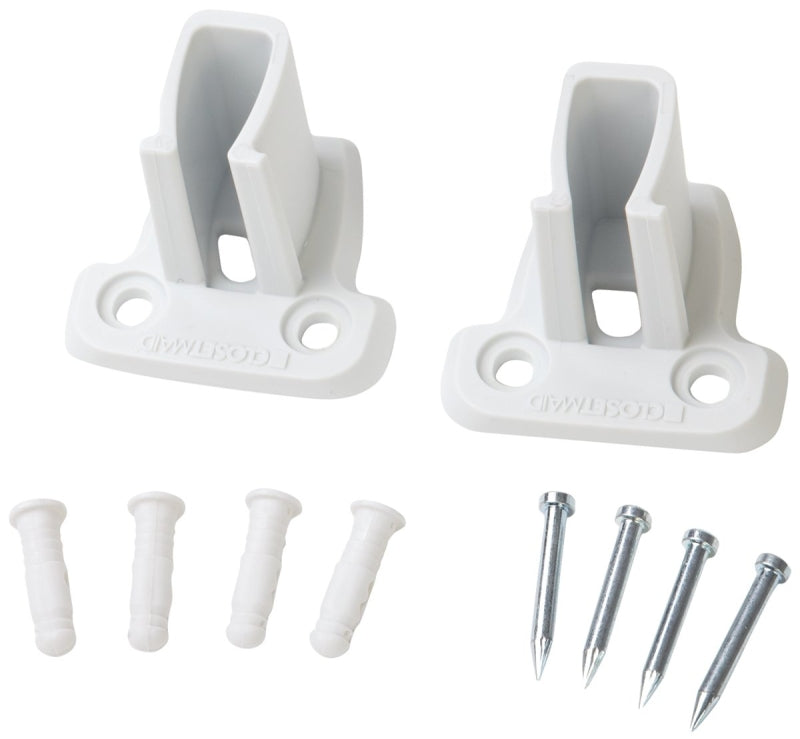ClosetMaid 1741 Wall Bracket Bag, 1-3/4 in L, 2 in H, Resin