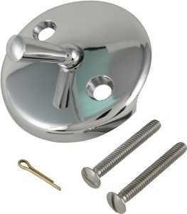 Plumb Pak PP826-1 Tub Face Plate, Chrome, For: Bath Drains, Includes: Screws