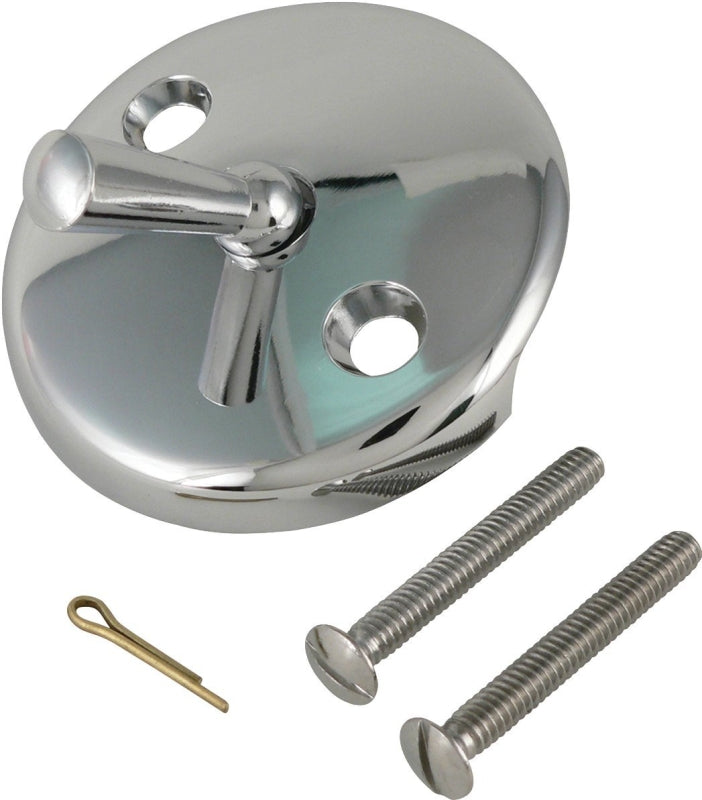 Plumb Pak PP826-1 Tub Face Plate, Chrome, For: Bath Drains, Includes: Screws