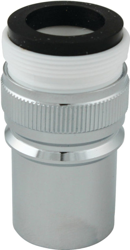Plumb Pak PP800-11LF Faucet Aerator, 55/64 x 15/16 in Male x Female Thread, Brass, Chrome-Plated