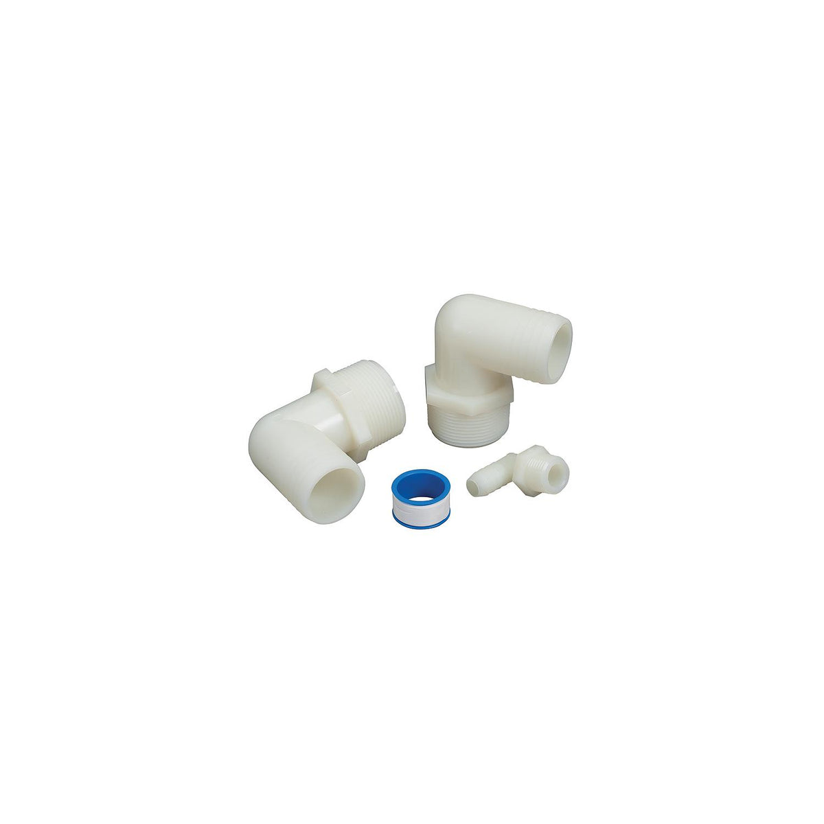 Waste Hose Tank Adapter Kit, 90° Pipe To Hose