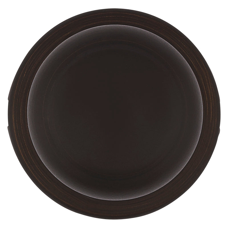 Kwikset 200CV 11P CP Passage Knob, Venetian Bronze, 1-3/4 to 1-3/8 in Thick Door, 2-1/4 in Strike, Left, Right Hand