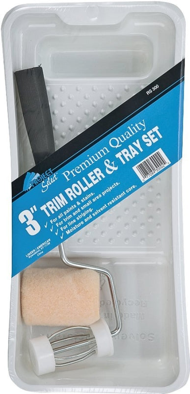 Linzer PROJECT SELECT RS300 Roller and Tray Set, Mini Size, Plastic