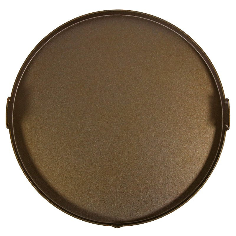 Recteq RT-FTG22 Round Flat Grill Topper, Carbon Steel, Brown