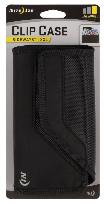 Nite Ize Clip Case Sideways CCS2L-01-R3 Rugged Holster, Nylon, Black