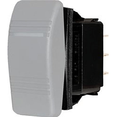 Blue Sea 8220 Water Resistant Contura III Switch, Gray, On-Off-On