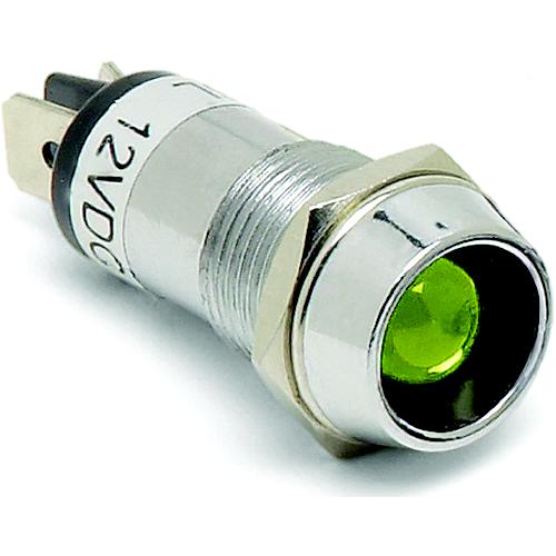 Cole Hersee PL6GBP 12V Pilot Light, Green LED