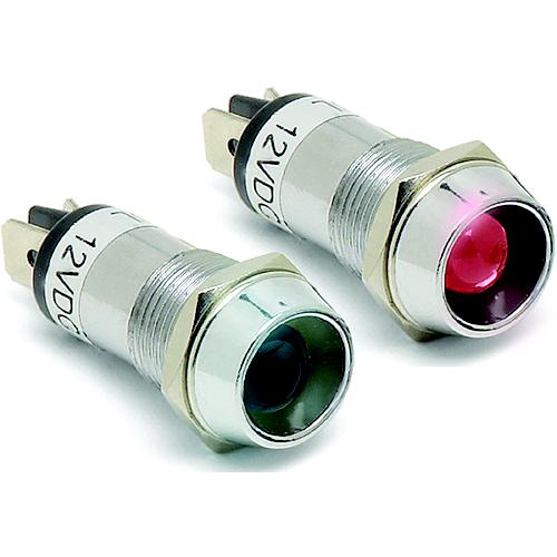 Cole Hersee PL6ABP 12V Pilot Light, Amber LED