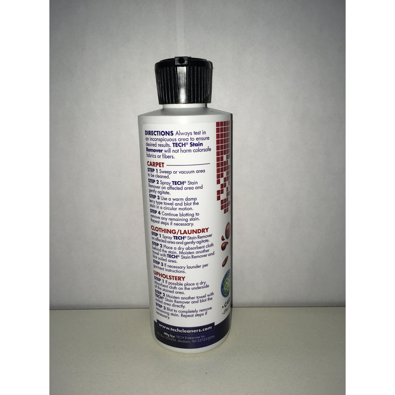 Tech No Scent Stain Remover 8 oz Liquid, Pack of 12