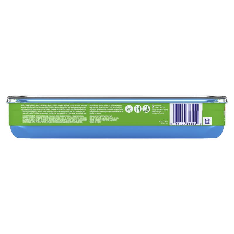Swiffer Sweeper 5.4 in. Wet Microfiber Mop Refill Pad 12 pk