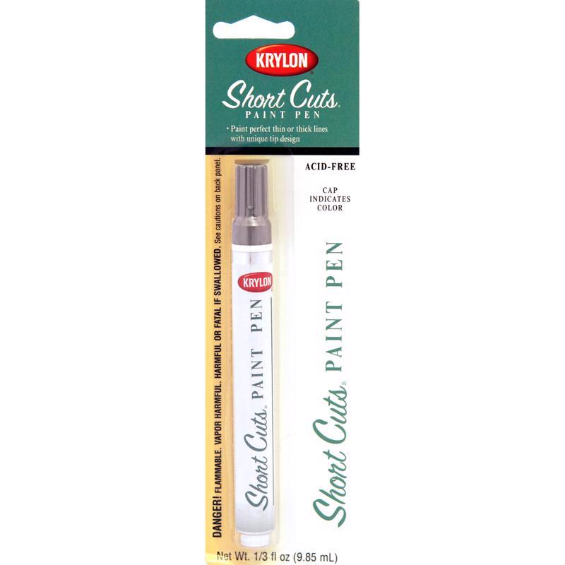 Krylon Short Cuts Chrome Paint Pen Interior 0.33 oz, Pack of 6