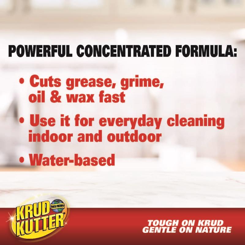 Rust-Oleum Krud Kutter No Scent Cleaner and Degreaser 1 gal Liquid, Pack of 2