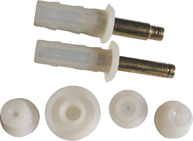 Johnson Hardware 1832PPK3 Door Pivot and Guide, Steel, Zinc-Plated, Top Mounting