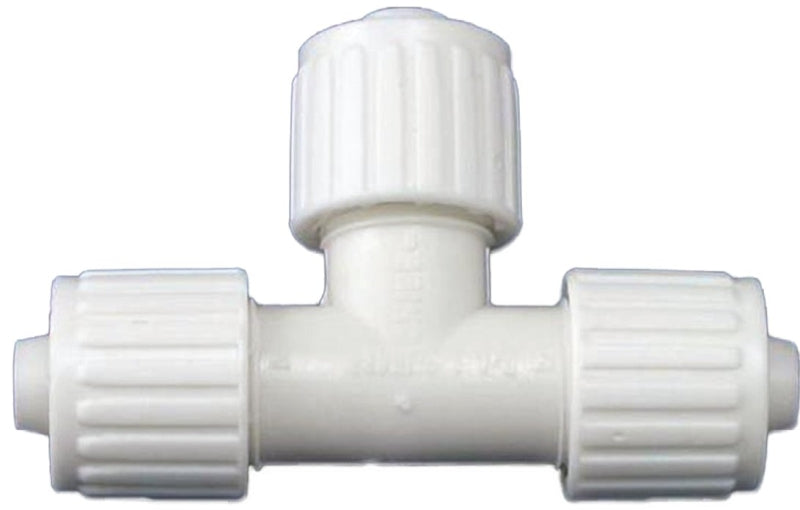 Flair-It PEXLOCK 16820 Tube Tee, 1/2 in, Compression, PEX-A, PEX-B, PVC, 200 psi Pressure