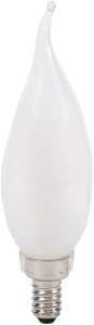 Sylvania Natural Series 40781 LED Bulb, Decorative, B10 Bent Tip Lamp, 60 W Equivalent, E12 Candelabra Lamp Base