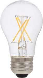 Sylvania 40761 General-Purpose Natural LED Bulb, A15 Lamp, 40 W Equivalent, E26 Medium Lamp Base, Dimmable, Clear