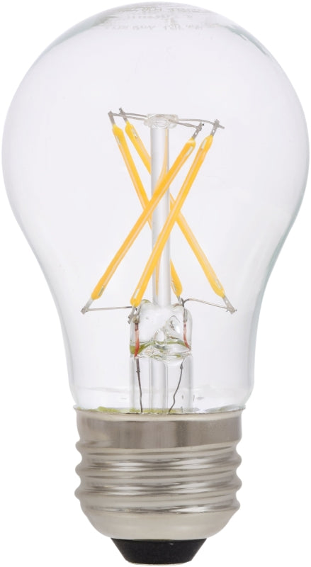 Sylvania 40761 General-Purpose Natural LED Bulb, A15 Lamp, 40 W Equivalent, E26 Medium Lamp Base, Dimmable, Clear