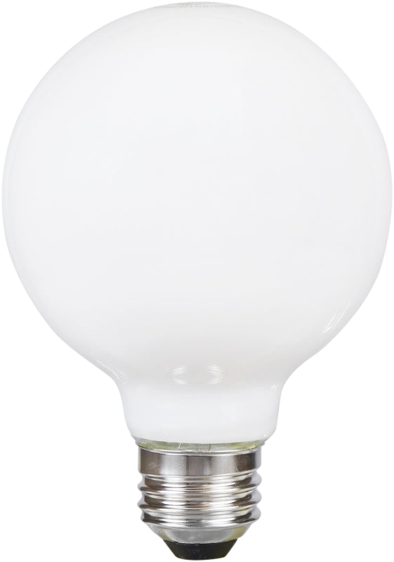 Sylvania 40765 LED Bulb, Globe, G25 Lamp, 40 W Equivalent, E26 Lamp Base, Dimmable, Frosted, Soft White Light