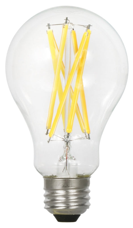 Sylvania 40754 LED Bulb, General-Purpose, A21 Lamp, 100 W Equivalent, E26 Medium Lamp Base, Dimmable, Clear, Soft White