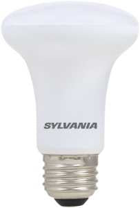 Sylvania Natural Series 40790 LED Bulb, Spotlight, R20 Lamp, 45 W Equivalent, E26 Medium Lamp Base, Dimmable, Frosted