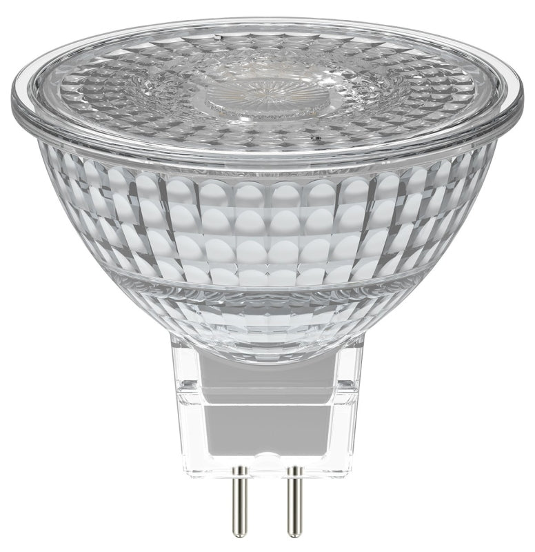 Sylvania 40929 Natural LED Bulb, Recessed/Track, MR16 Lamp, 35 W Equivalent, G5.3 Lamp Base, Dimmable, Silver