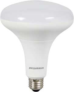 Sylvania Natural Series 40787 LED Bulb, Spotlight, BR40 Lamp, 85 W Equivalent, E26 Medium Lamp Base, Dimmable, Frosted