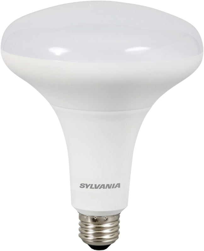 Sylvania Natural Series 40787 LED Bulb, Spotlight, BR40 Lamp, 85 W Equivalent, E26 Medium Lamp Base, Dimmable, Frosted