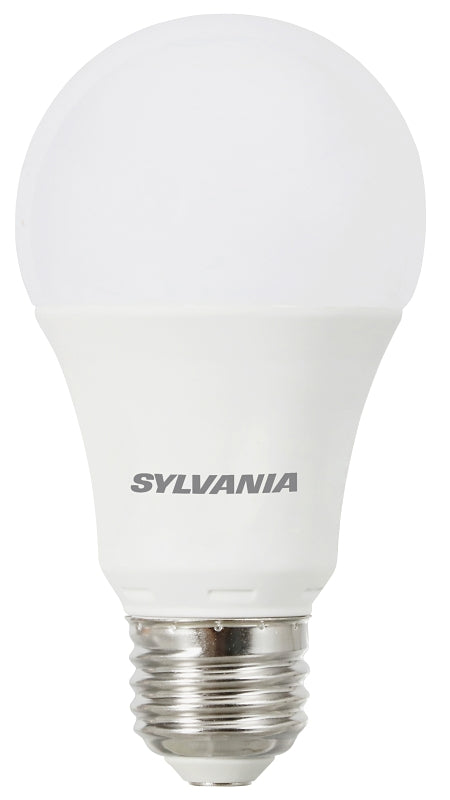 Sylvania 41928 LED Bulb, 3-Way, A21 Lamp, 150 W Equivalent, E26 Medium Lamp Base, Non-Dimmable, Frosted, Daylight