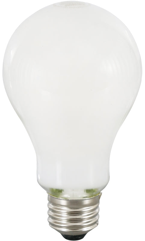 Sylvania 41930 LED Bulb, 3-Way, A23 Lamp, 250 W Equivalent, E26 Medium Lamp Base, Daylight, 5000 K Color Temp