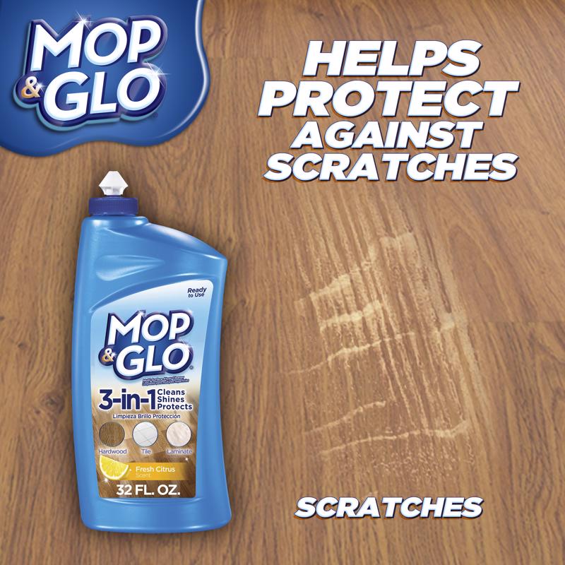 Mop & Glo Citrus Scent Floor Cleaner Liquid 32 oz