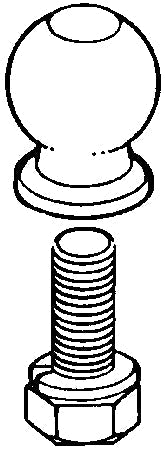 BALL-CHROME 1-7/8X3/4 INT THRD